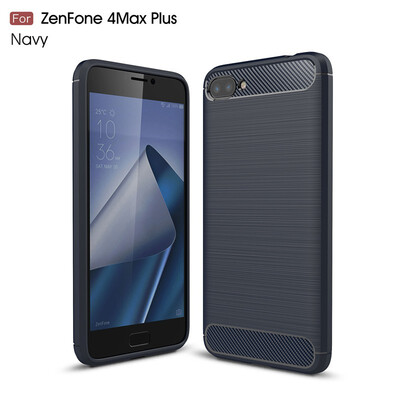 

Fivice Asus Zenfone 4 Max plus ZC554KL case Luxury brushed carbon fiber TPU soft shell