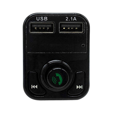 

KELIMA Car BT FM Transmitter Radio Receiver Wireless Handsfree Kit MP3 Music Stereo Adapter Dual USB Charger Car Charger