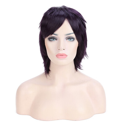 

Halloween Unisex Anime Fashion Short Wig Cosplay Party Straight Hair Cosplay Full Wigs