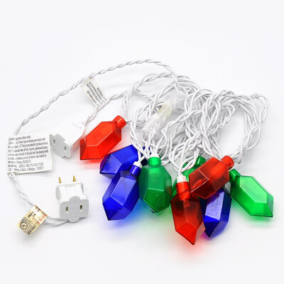 

110V UL Outdoor Decoration String Lights 10-PACK243M Diamond shape Waterproof LED Lamps Holiday Lighting Garden Christma Light