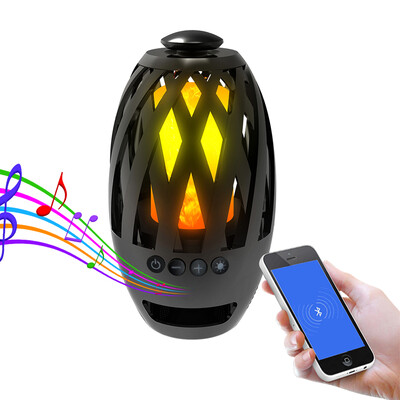 

BRELONG Flame light Bluetooth Speaker Simulation torch outdoor speaker light