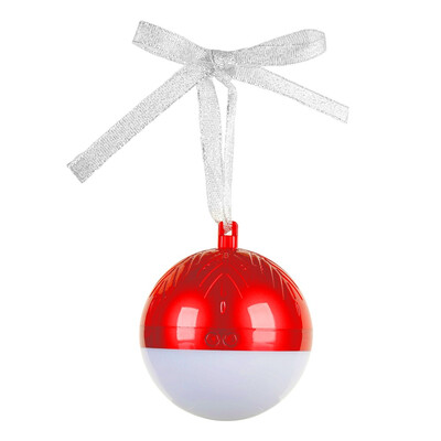 

Meedasy LED Lights Christmas Ball Bluetooth Speaker True Wireless Stereo Bluetooth 42 Built-in Microphone Red