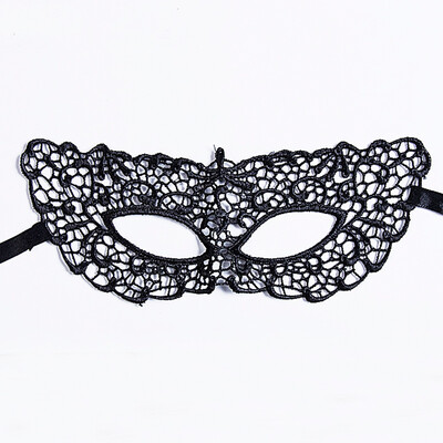 

Halloween Costume Black Lace Sexy Women Eye Face Mask Masquerade Party Ball Prom