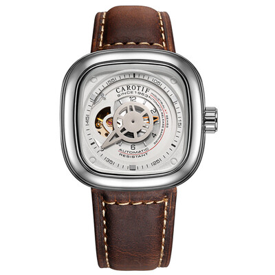 

Mens Watch Automatic Mechanical Watch Sports Watch Square Dial Waterproof Watch