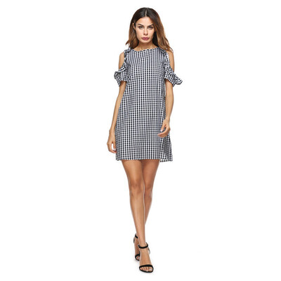 

Women Summer Casual Short Sleeve Evening Party Dress Short Mini Dress Womens Day Dresses