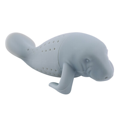 

Silicone Manatee Diffuser Infuser Loose Tea Leaf Strainer Herbal Spice Filter