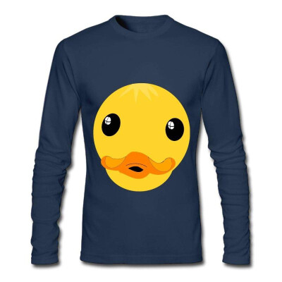 

Clipart Duck Face Mens Casual Long Sleeve T-Shirts