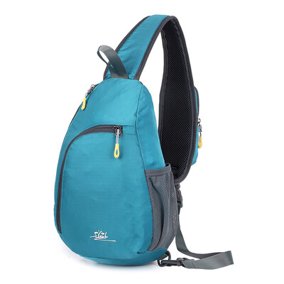 

Outdoor Sling Bag Nylon Crossbody Backpack Men Women Causal Chest Triangle Bag Cycling Chest Pack