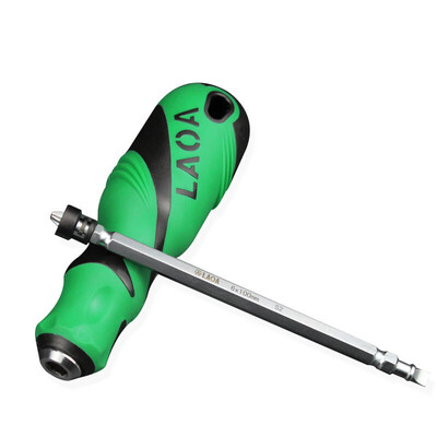 

Old A6100 magnetic dual-purpose screwdriver cross word flat screwdriver screwdriver positioning double head screwdriver batch double head LA618410