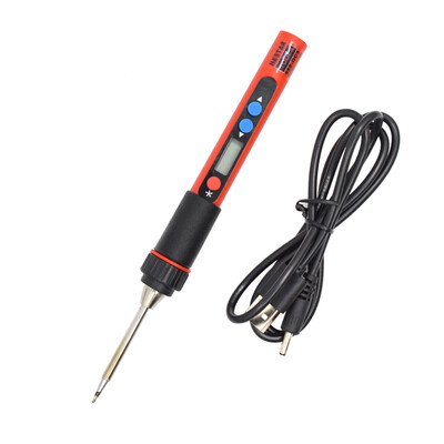 

Mini Portable Digital Display High Precision Adjustable Temperature Electric Soldering Iron Set with USB Cable