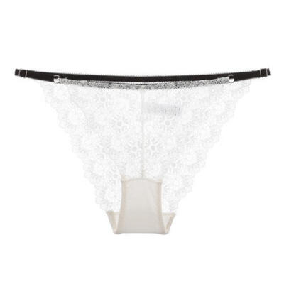 

Womens Sexy Lingerie Low Waist Panties Chic Adjustable Lace Breathable Briefs I