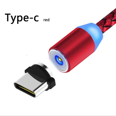 

Type-C Charging Fast Cable Micro Magnetic For Xiaomi Samsung Huawei 360 Degree Full range 1M 2M Nylon Braided USB Cable