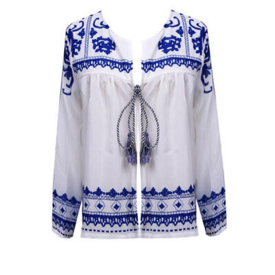 

Women Vintage Shawl Kimono Floral Cardigan Boho Tops Jacket Blouse Beachwear