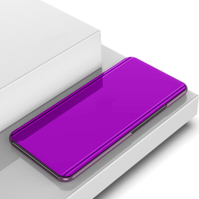 

MOONCASE Huawei Y9 2018 bracket plated mirror holster - purple