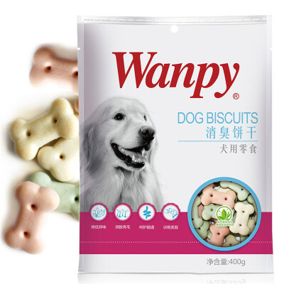 

Naughty dog ​​pet snack dog with odorless biscuits 400g * 4 bags (for all breeds)