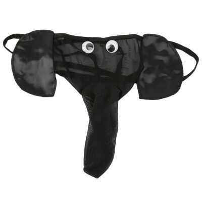 

Men Lingerie G-string T-back Thongs Underwear Elephant Pants Briefs Bottom