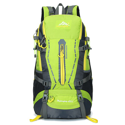 

45L Camping Backpack Water Resistant Lightweight Outdoor Travel Dayback Shoulder Bag Casual Large School Backpack