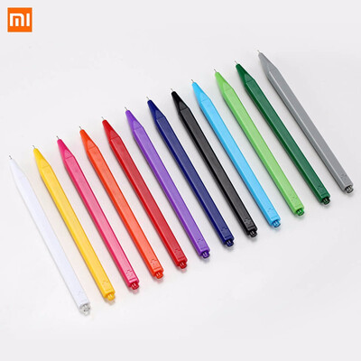 

12PcsLot Xiaomi Radical Gel Pen Ballpoint Ball Point for School Offical Sign Signing Roll Rolling Pen Black Ink Xiaom