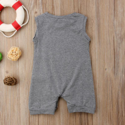 

UK Baby Kids Boys Romper Jumpsuit Playsuit Bodysuit Outfits Clothes One-pieces
