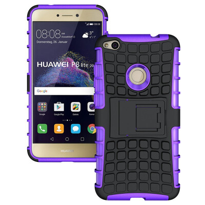 

Fivice HuaweiP8 lite Case TPU anti-fall tire pattern back clip bracket phone case