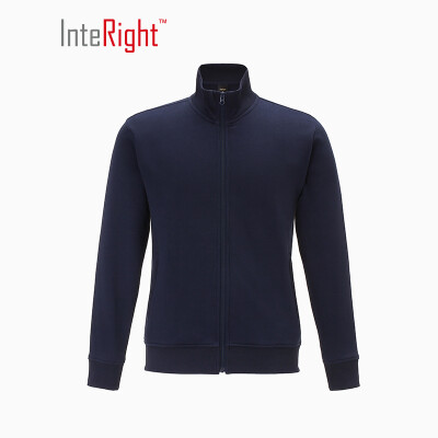 

INTERIGHT mens plus velvet warm sweater Navy M