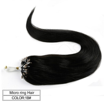 

Amazing Star Brazilian Virgin Hair Straight Micro Loop Hair Extensions Good Quality Human Hair Weave Cheap Price 18 Inches