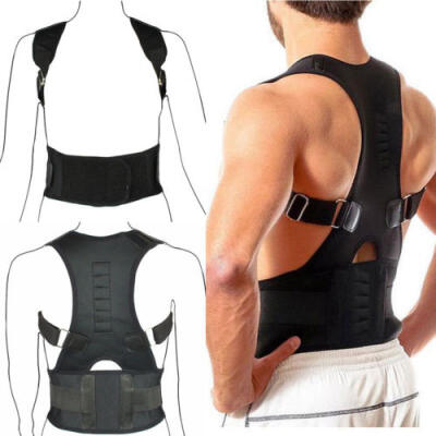 

US Magnetic Therapy Posture Corrector Body Back Pain Belt Brace Shoulder Support