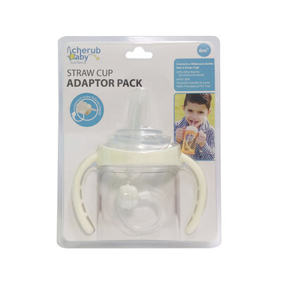 

CherubBaby Fun Babe Australian National Brand Wide Caliber Gravity Ball with Handle Sippy Cup Accessories Set