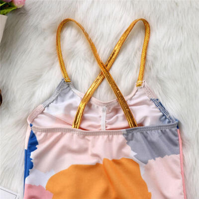 

AU Kid Baby Girls Floral Swimwear Swimsuit Bathing Suit One-Piece Bikini Beach