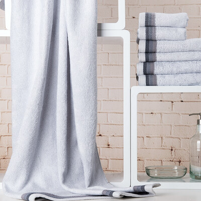 

Jinhe home towel home textile folding towel JH11-03B gray one