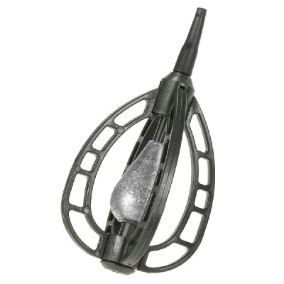 

30g40g45g60g Fishing Bait Cage Inline Method Feeder Basket Fishing Lure Cage Fish Bait Basket Holder Fishing Accessory with Lea