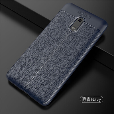 

Fivice Nokia 6 case Luxury leather TPU silicone anti-fall soft shell phone case