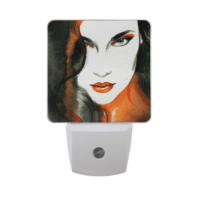 

ALAZA LED Night Light With Smart Dusk To Dawn SensorBrown Horse With Bridle Plug In Night Light