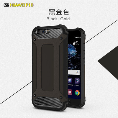 

Fivice Huawei P10 case Luxury Silicone Diamond Armor PC Hard Shell Phone Case