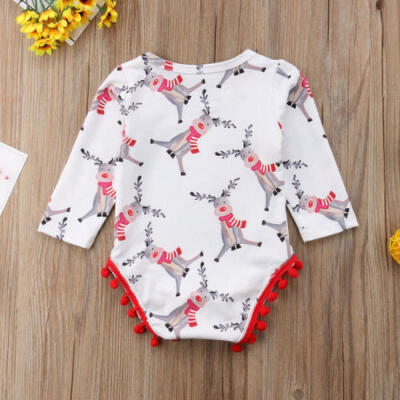 

Thanksgiving Newborn Infant Baby Girls Romper Bodysuit Jumpsuit Clothes Outfits