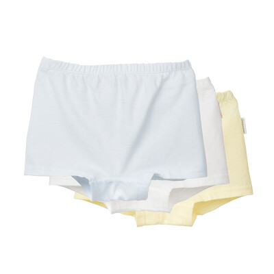 

Beibei Yi bornbay pants plain baby underwear 3 loaded BB9016 powder white yellow 120CM