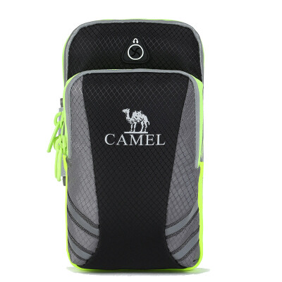 

Camel outdoor CAMEL outdoor couple models mobile phone arm bag couple models running sports fitness arm with hand bag mobile phone arm sets A7S3L1126 black