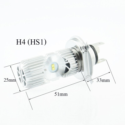 

Motorcycle Headlight LED Bulbs Super Bright 6000K 12V Light Bulb Moto Lights H4 HS1 BA20D P15D-25-1 HiLo Motor Bike Head Lamp