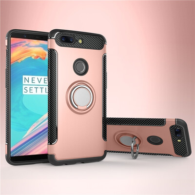 

Fivice One plus 5T case PC metal ring shell magnetic car bracket TPU phone case