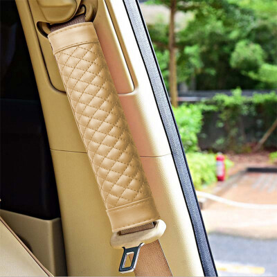 

With the car car seat belt shoulder cover a pair of insurance belt sheath universal car accessories long men&women four seasons decoration supplies car decoration accessories set interior black