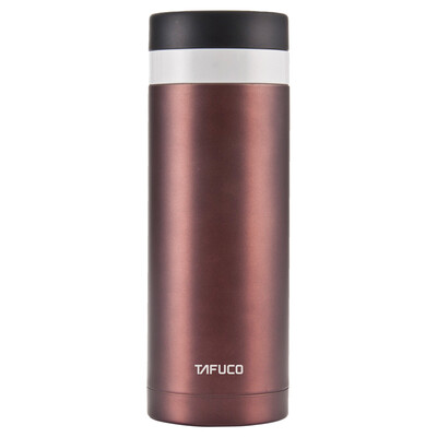 

Taifu high TAFUCO stainless steel vacuum insulation Cup men&women straight body cup cup tea cup T-1041 038L dark red