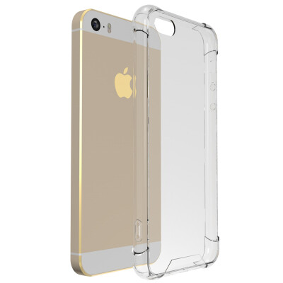 

BIAZE Apple 5S / SE / 5 чехол для телефона iPhone5S / SE / 5 защитная крышка all-inclusive anti-fall shell ice armor series JK108-прозрачный серый