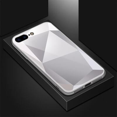 

Goowiiz Phone Case For Iphone 787 Plus8 Plus Luxury Optically square glass TPUPC Full Protective cover