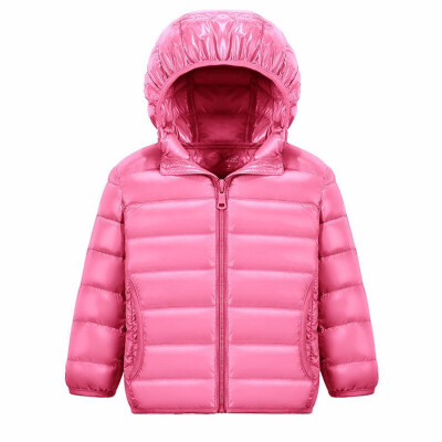 

children jacket Outerwear Boy&Girl autumn Warm Down Hooded Coat teenage parka kids winter jacket 2-13 years Dropshipping