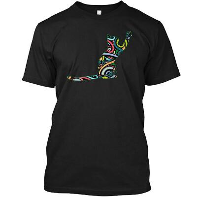 

Abstract cat Tshirt - Hanes Tagless Tee