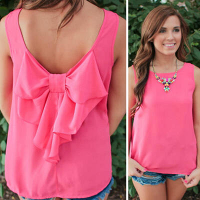 

Fashion Women Summer Vest Top Sleeveless Blouse Casual Tank Tops T-Shirt Top