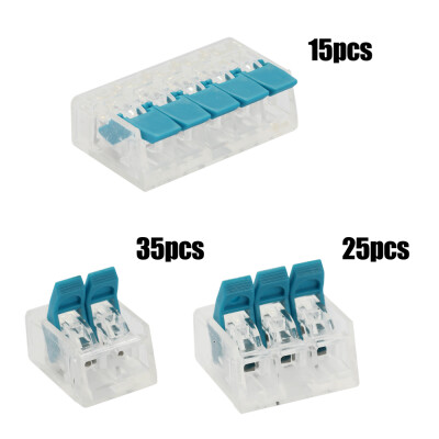 

75pcs Cable Connector Wire Universal Junction Compact Box Connectors Quick Terminals with 235 Way