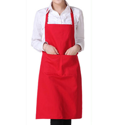 

MyMei M Plain Apron with Front Pocket for Chefs Butchers Kitchen Cooking Craft Baking