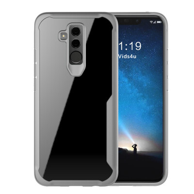 

Goowiiz Luxury Phone Case For Huawei Mate 20Mate 20 LiteMaimang 7 HD Clear Acrylic TPU Silicone Prevent falling Full protection