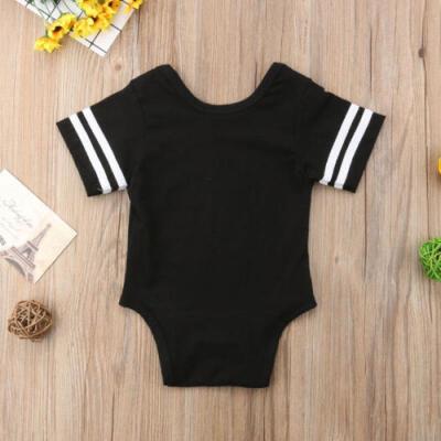 

Infant Newborn Baby Boy Girl Clothes Short Sleeve Romper Bodysuit Sunsuit Outfit